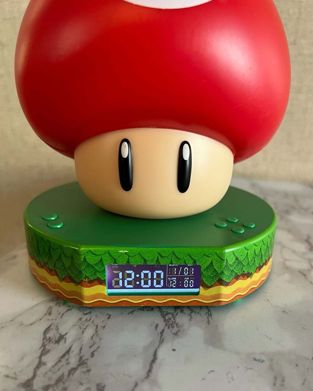 Paladone Nintendo Super Mario Mushroom Alarm Clock